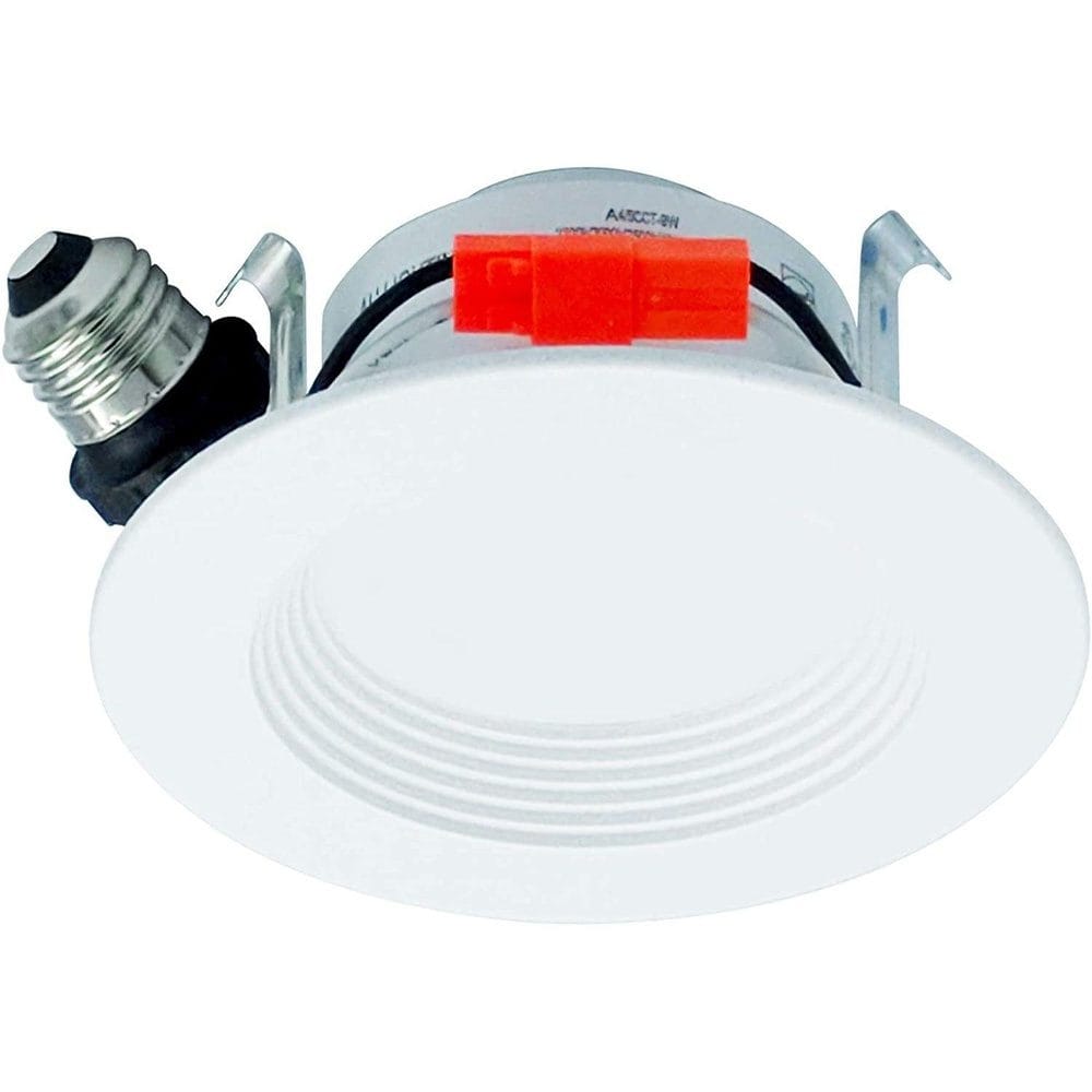 AH Lighting, AH Lighting 4" LED Selectable 5CCT 9W Recessed Baffled Retrofit Kit Reflector