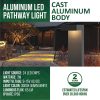 ABBA Lighting USA, ALP19 4-Pack 3W LED Landscape Pathway Light Package, 12V Low Voltage Modern Path Lights