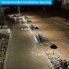 ABBA Lighting USA, ALP49 12-Pack 3W LED Low Voltage Cast Aluminum Landscape Pathway Lights Package, Driveway Walkway Light