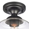 Elk Home, Agnes 8'' Wide 1-Light Semi Flush Mount