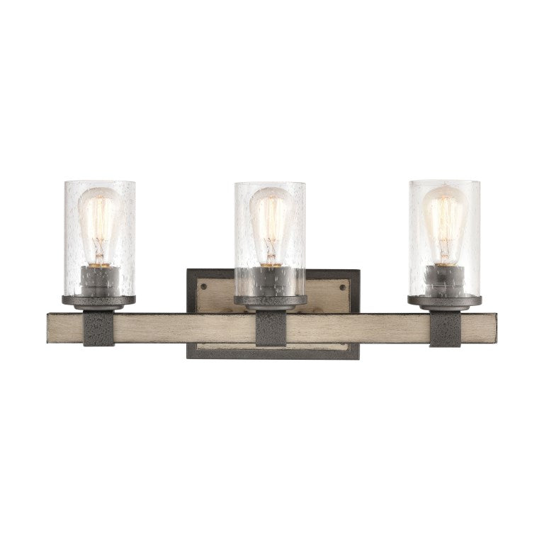 Elk Home, Annenberg 22'' Wide 3-Light Vanity Light - Anvil Iron