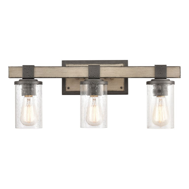 Elk Home, Annenberg 22'' Wide 3-Light Vanity Light - Anvil Iron