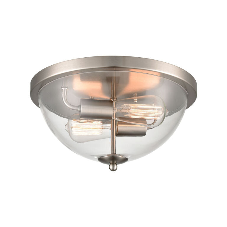 Elk Home, Astoria 13.5'' Wide 2-Light Flush Mount