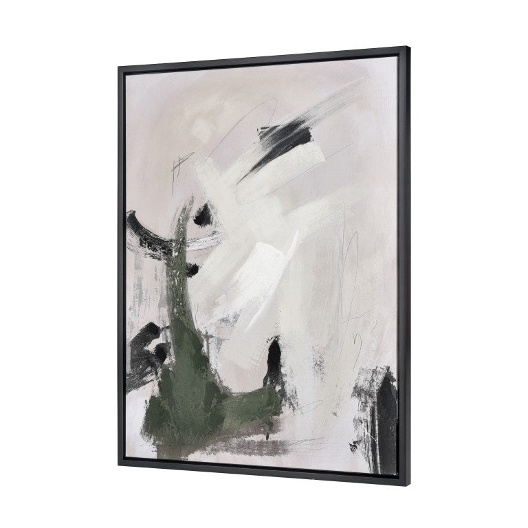 Elk Home, Beyer Abstract Framed Wall Art