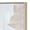 Elk Home, Blanc Abstract Framed Wall Art