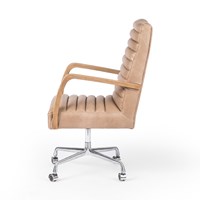 Four Hands, Bryson Channelled Leather Desk Chair