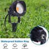 ABBA Lighting USA, CD75 4x/8x/12x Package 7W Low Voltage LED Directional Outdoor Landscape Spotlight Narrow Beam 3000K