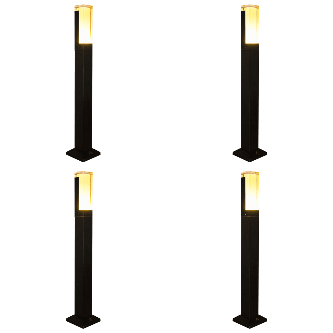 ABBA Lighting USA, CDPA60 4x/8x/12x Package Low Voltage LED Bollard Landscape Light | Low Voltage Path Light