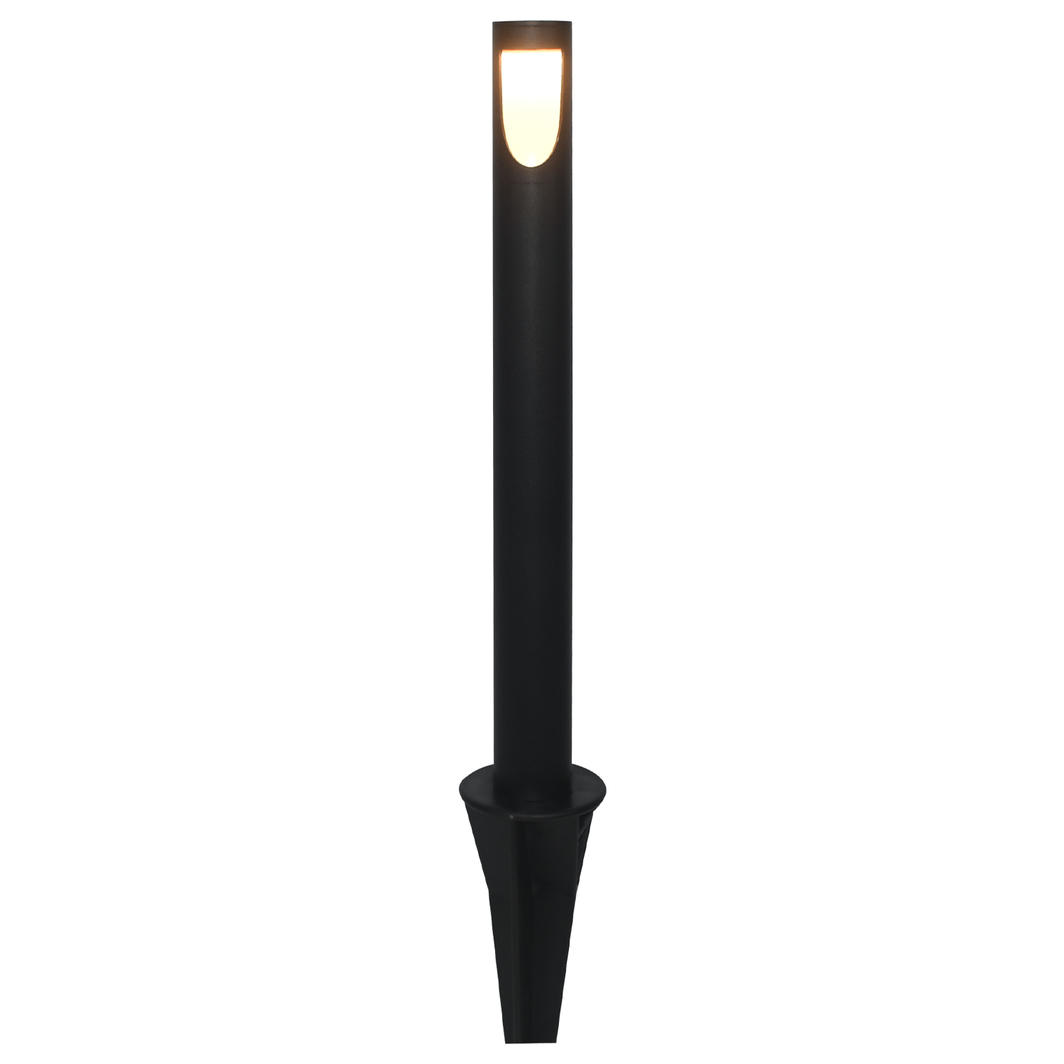 ABBA Lighting USA, CDPA67 3W LED Uni Directional Slit Cylinder Bollard Path Light Low Voltage Outdoor Landscape Lighting