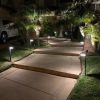 ABBA Lighting USA, CDPS58 4x/8x/12x Package 3W Stainless Steel Directional Pathway Light LED Bollard Landscape Lighting