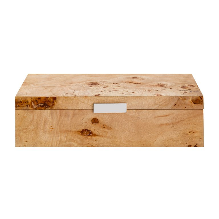 Elk Home, Caleb Box - Rectangular Bleached Burl