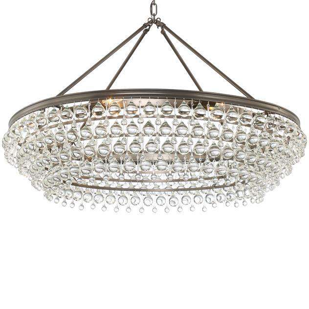 Crystorama Lighting Company, Calypso 8 Light Crystal Teardrop Chandelier