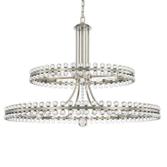 Crystorama Lighting Company, Clover 24 Light Two Tier Chandelier