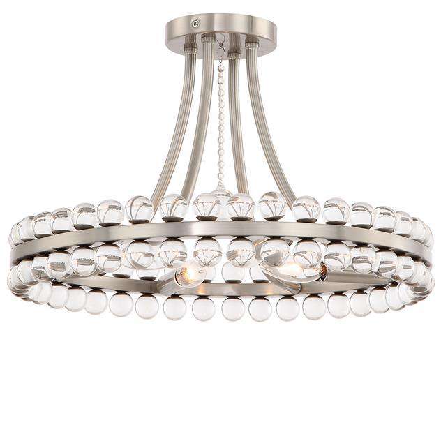 Crystorama Lighting Company, Clover 4 Light Ceiling Mount