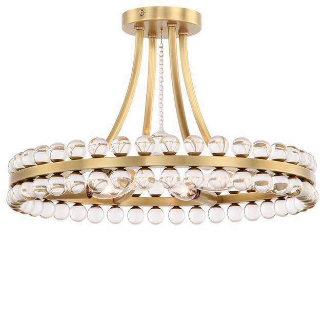 Crystorama Lighting Company, Clover 4 Light Ceiling Mount