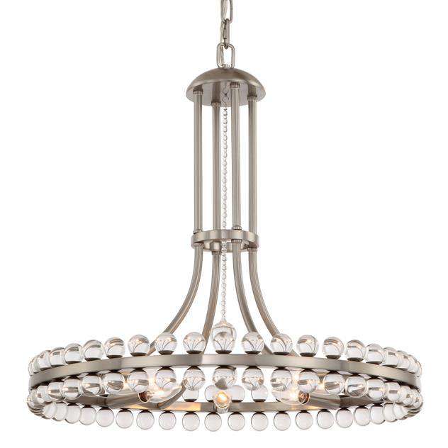 Crystorama Lighting Company, Clover 8 Light Chandelier