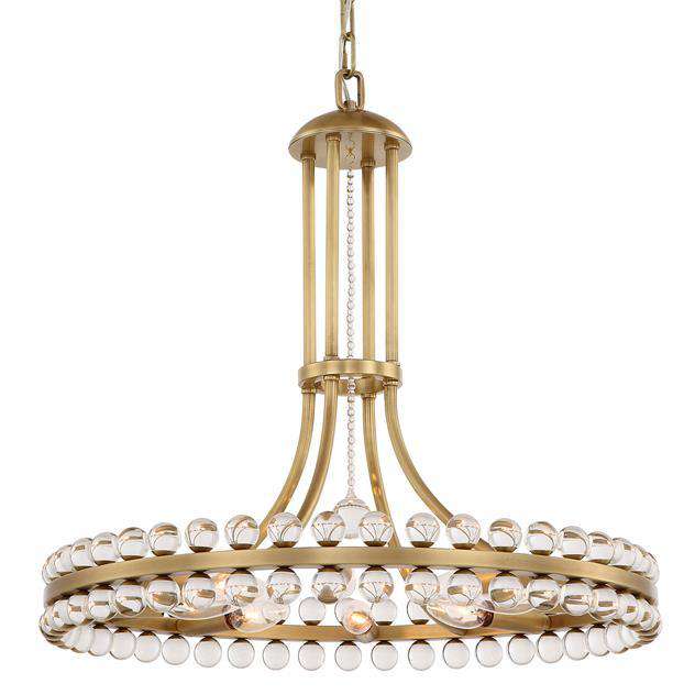 Crystorama Lighting Company, Clover 8 Light Chandelier