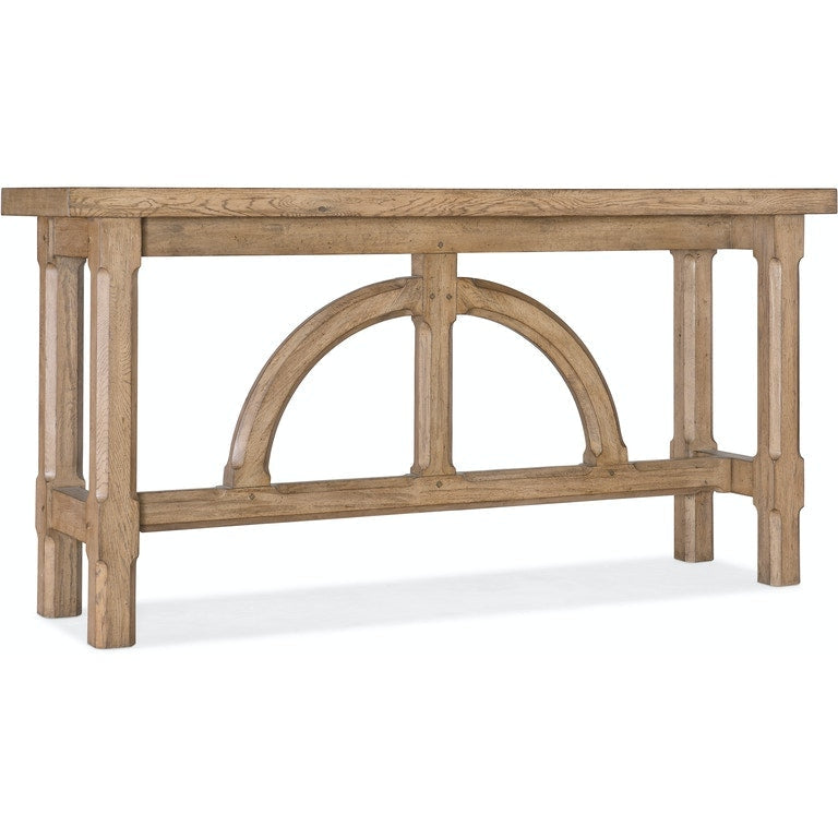 Hooker, Commerce & Market Console Table - Light Wood Finish