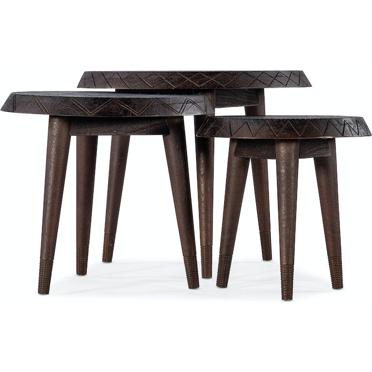 Hooker, Commerce & Market Nesting Tables