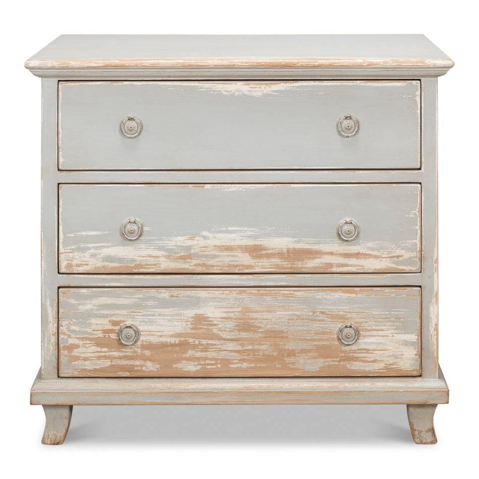 SARREID, Commode  Grey & White