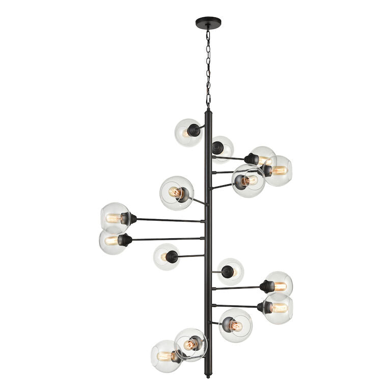 Elk Home, Composition 38.75'' Wide 15-Light Chandelier - Oil Rubbed Bronze