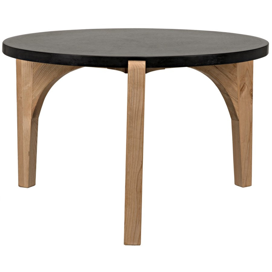 Noir, Confucius Coffee Table with Black Marble Top