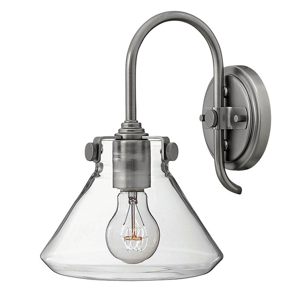 Hinkley Lighting, Congress - Small Retro Glass Single Light Sconce