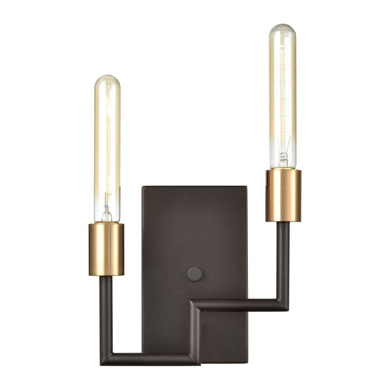 Elk Home, Congruency 8'' High 2-Light Sconce - Oil Rubbed Bronze