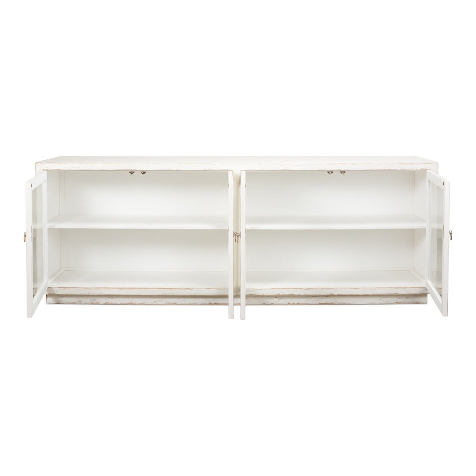 SARREID, Connor Glass Front Sideboard