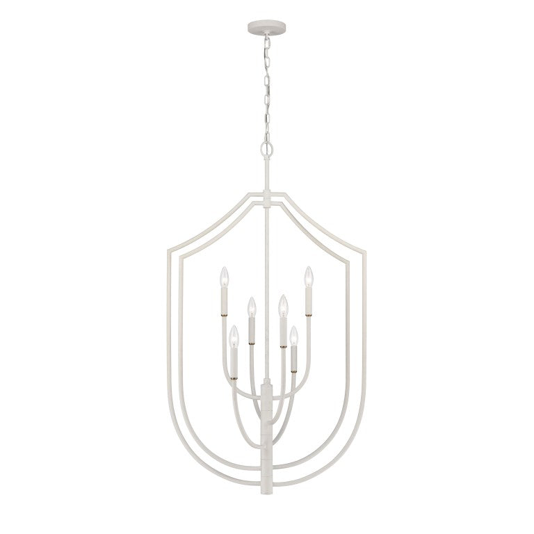 Elk Home, Continuance 26'' Wide 6 - Light Pendant