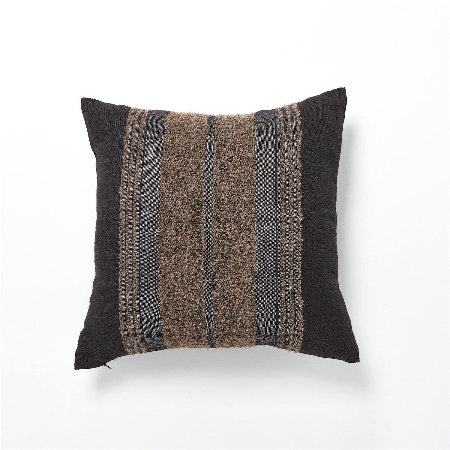 Global Views, Contrast Pillow - Brown