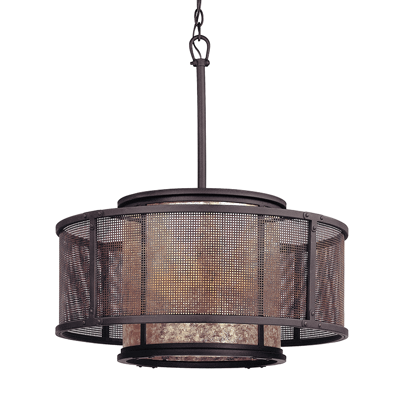 Troy Lighting, Copper Mountain 6Lt Pendant Dining Copper Mountain Bronze