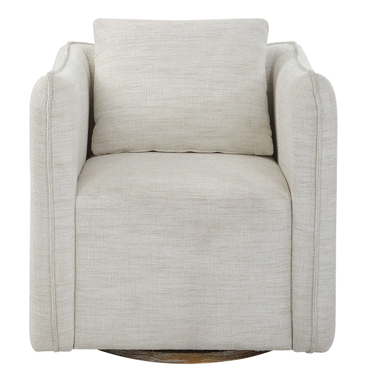 Uttermost, Corben Swivel Chair, White