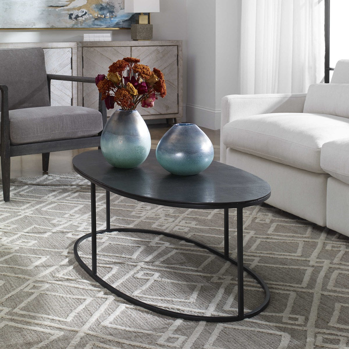 Uttermost, Coreene Oval Coffee Table