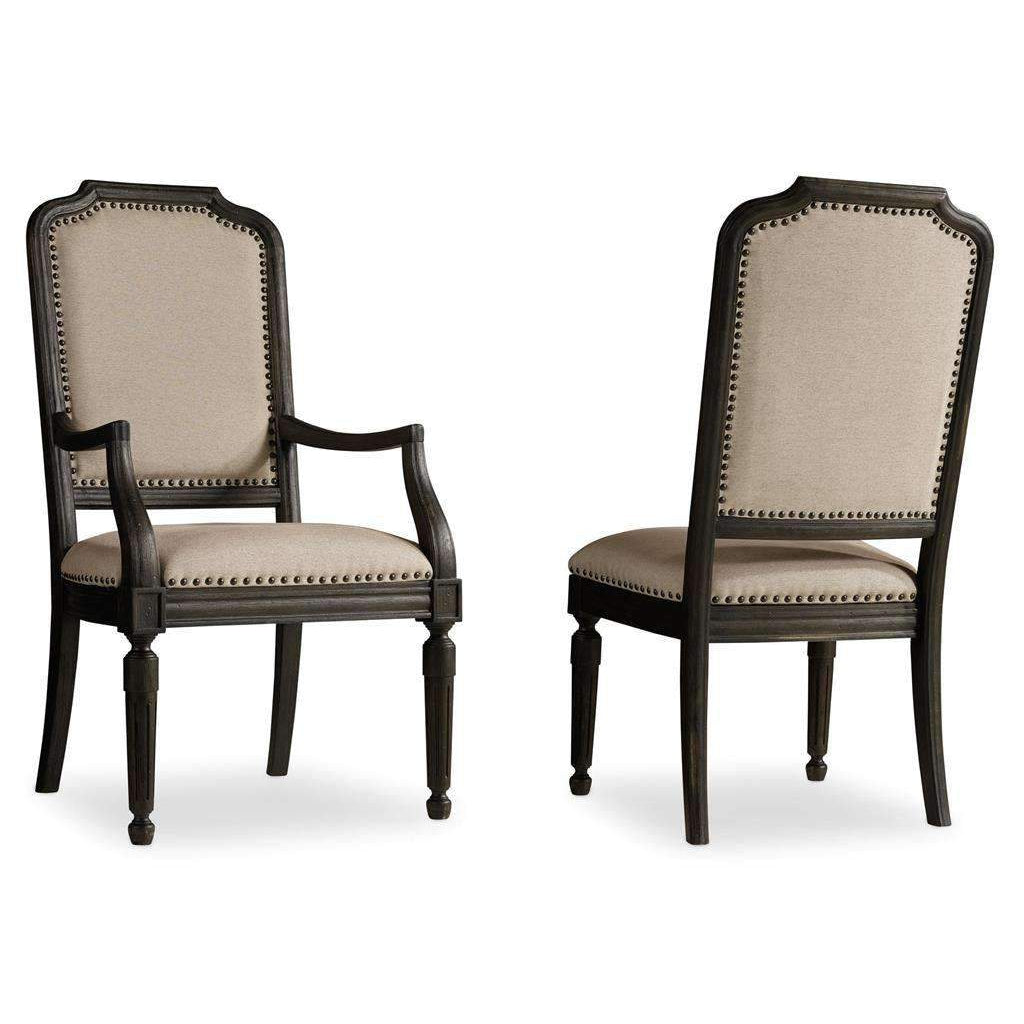 Hooker, Corsica Dark Upholstered Side Chair