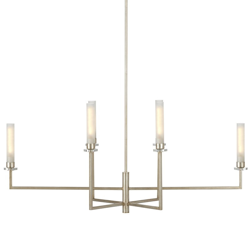 Currey, Courante Silver Chandelier