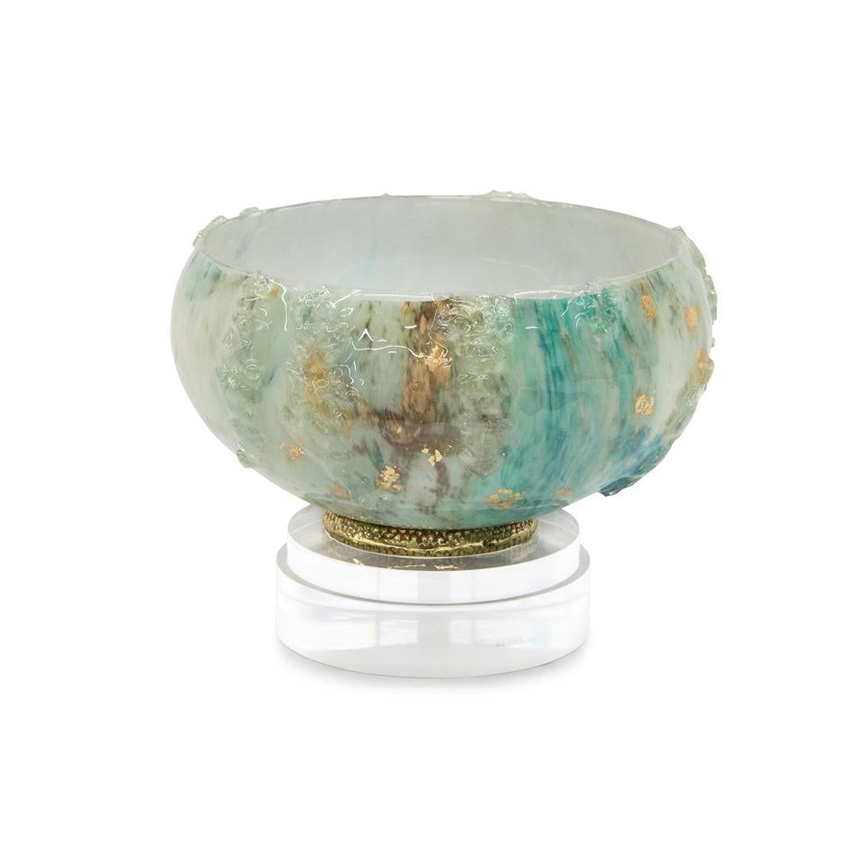 John Richard, Cream and Turquoise Bowl