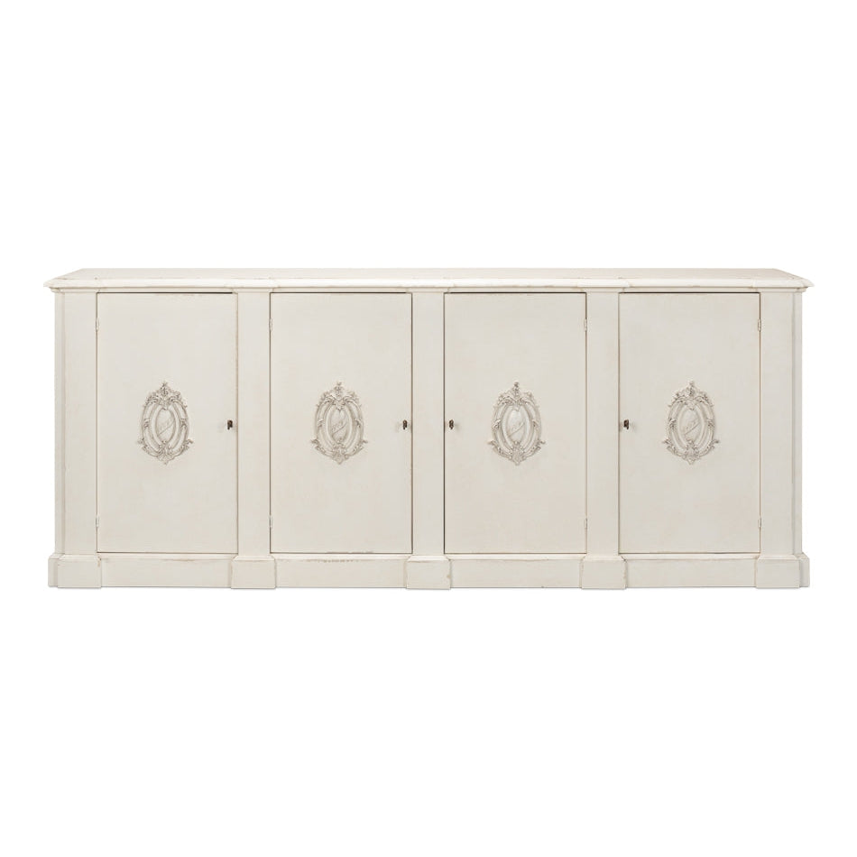 SARREID, Crested Wall Cabinet