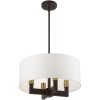 Livex Lighting, Cresthaven 18 Inch 4 Light Chandelier