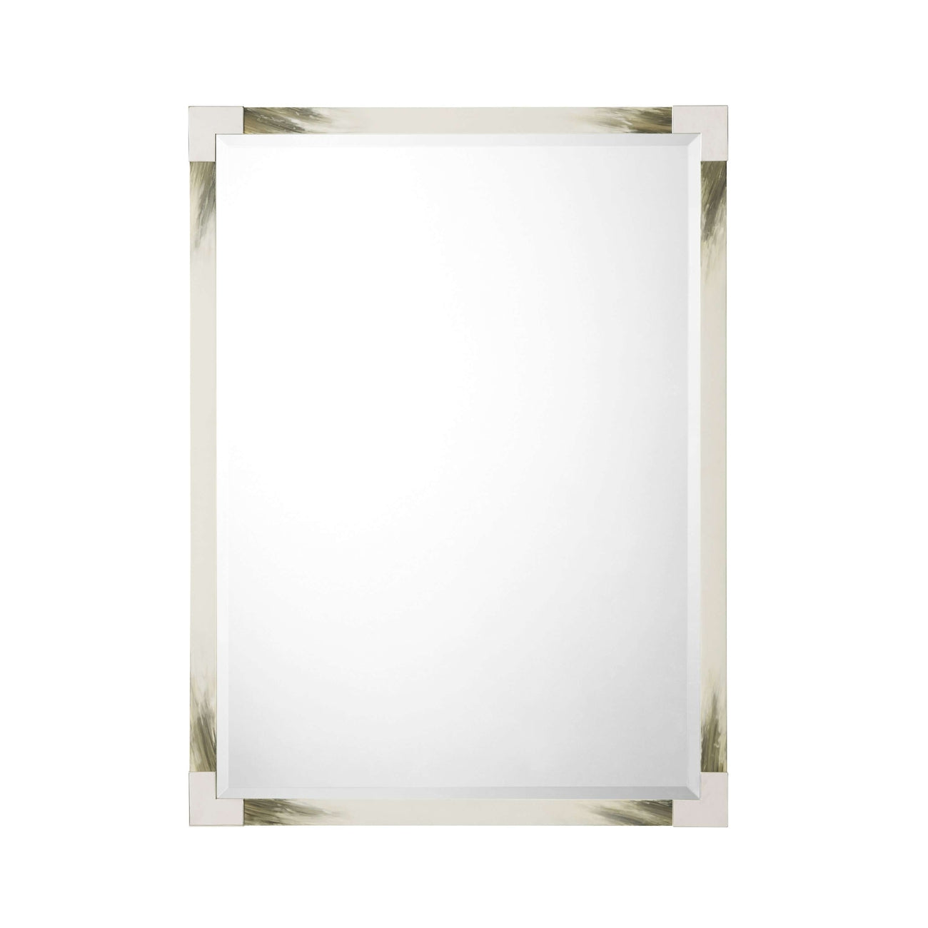 Theodore Alexander, Cutting Edge Wall Mirror (Longhorn White)