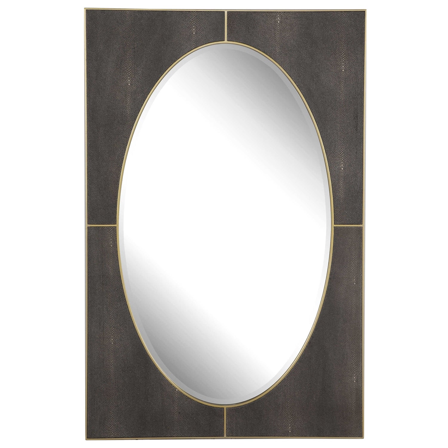 Uttermost, Cyprus Gray Shagreen Mirror