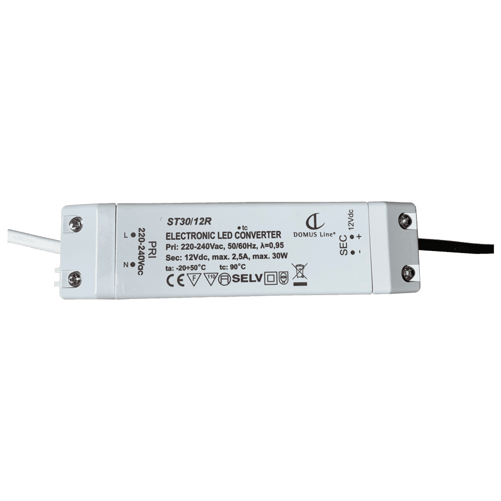 ABBA Lighting USA, DC Power Supply Landscape Lighting Transformer Electronic Driver with Adapter