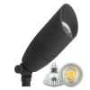 ABBA Lighting USA, DL06 4x/8x/12x Package Low Voltage LED Smooth Bullet Directional Outdoor Spotlight 5W 3000K