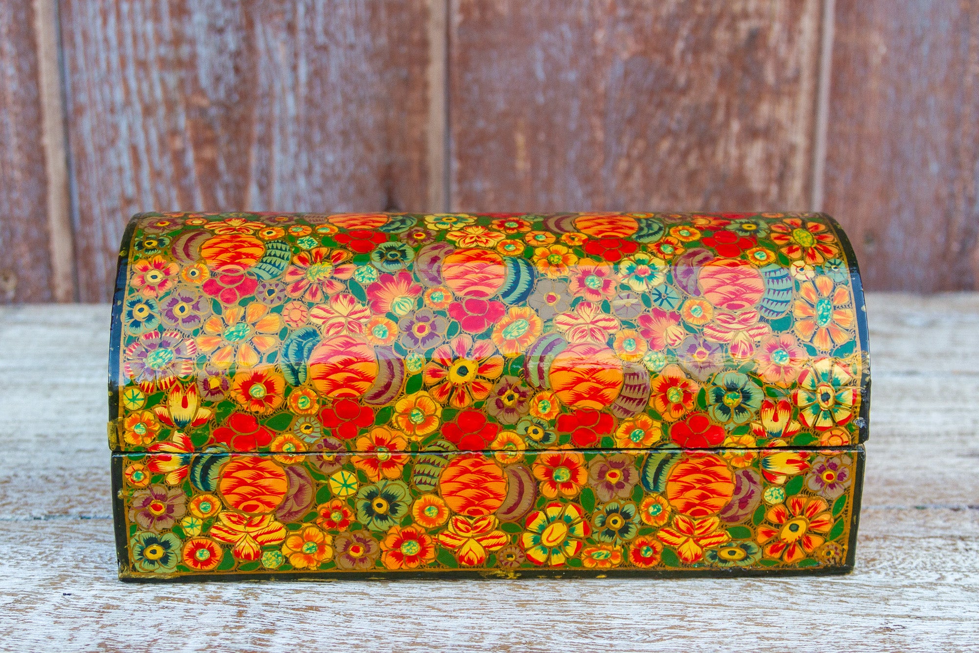 DE-COR | Globally Inspired, Dome Top Kashmiri Bangle Box