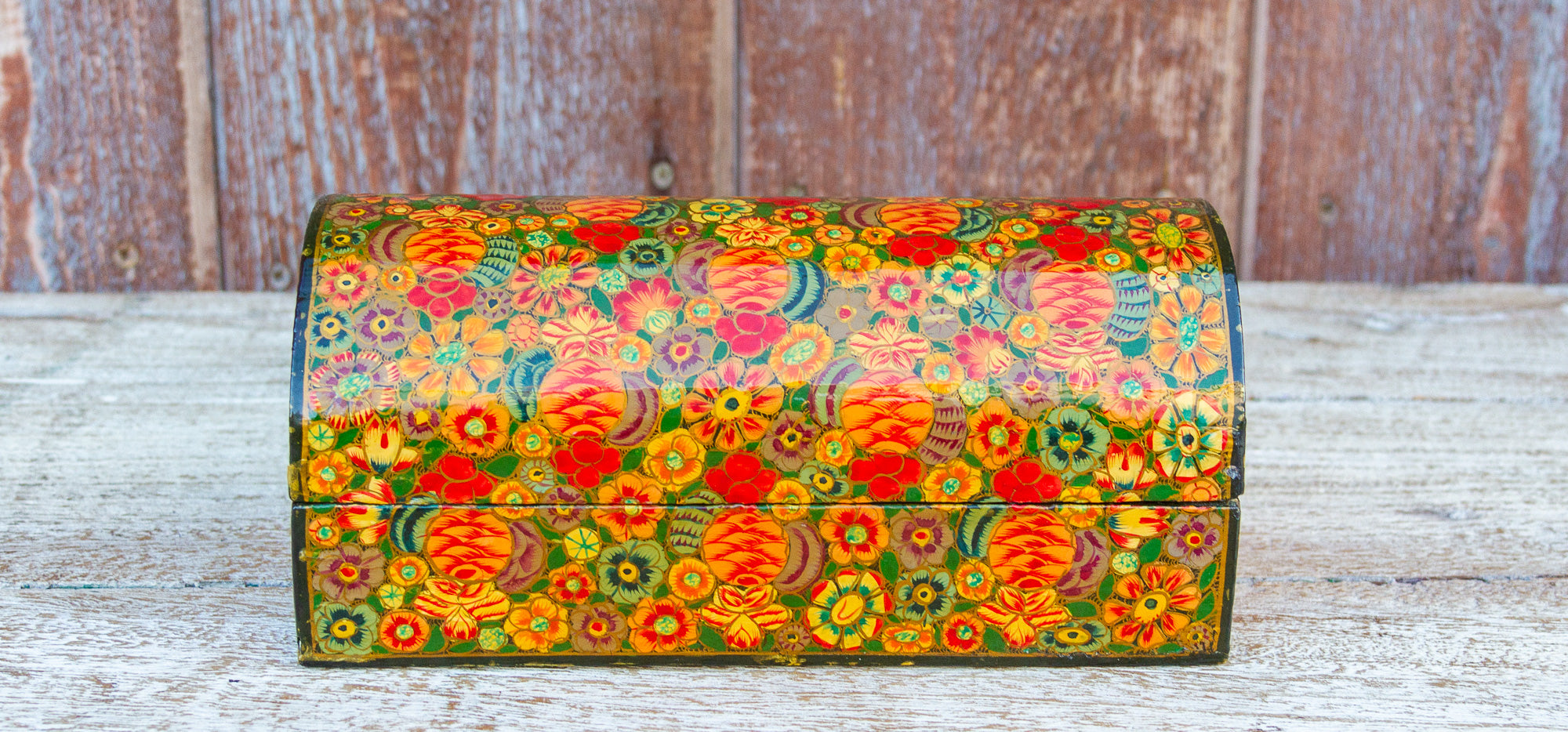 DE-COR | Globally Inspired, Dome Top Kashmiri Bangle Box