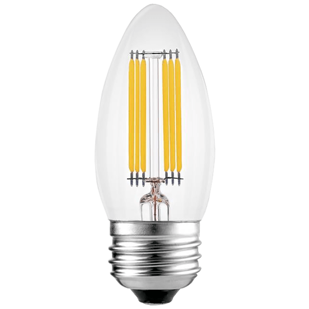 ABBA Lighting USA, E26 4W LED Filament Edison Bulbs Dimmable Energy Saving Light Bulb