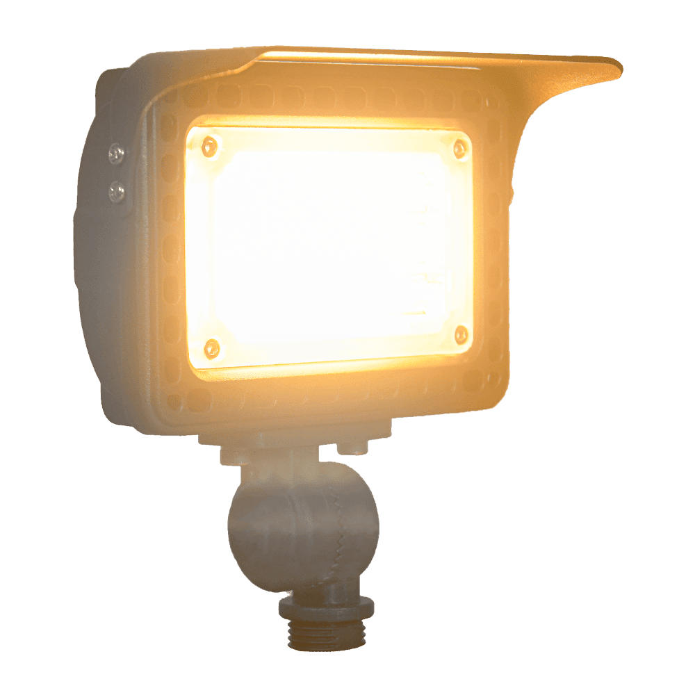 ABBA Lighting USA, FLA12 Aluminum 12W Outdoor LED Low Voltage Landscape Lighting Flood Light