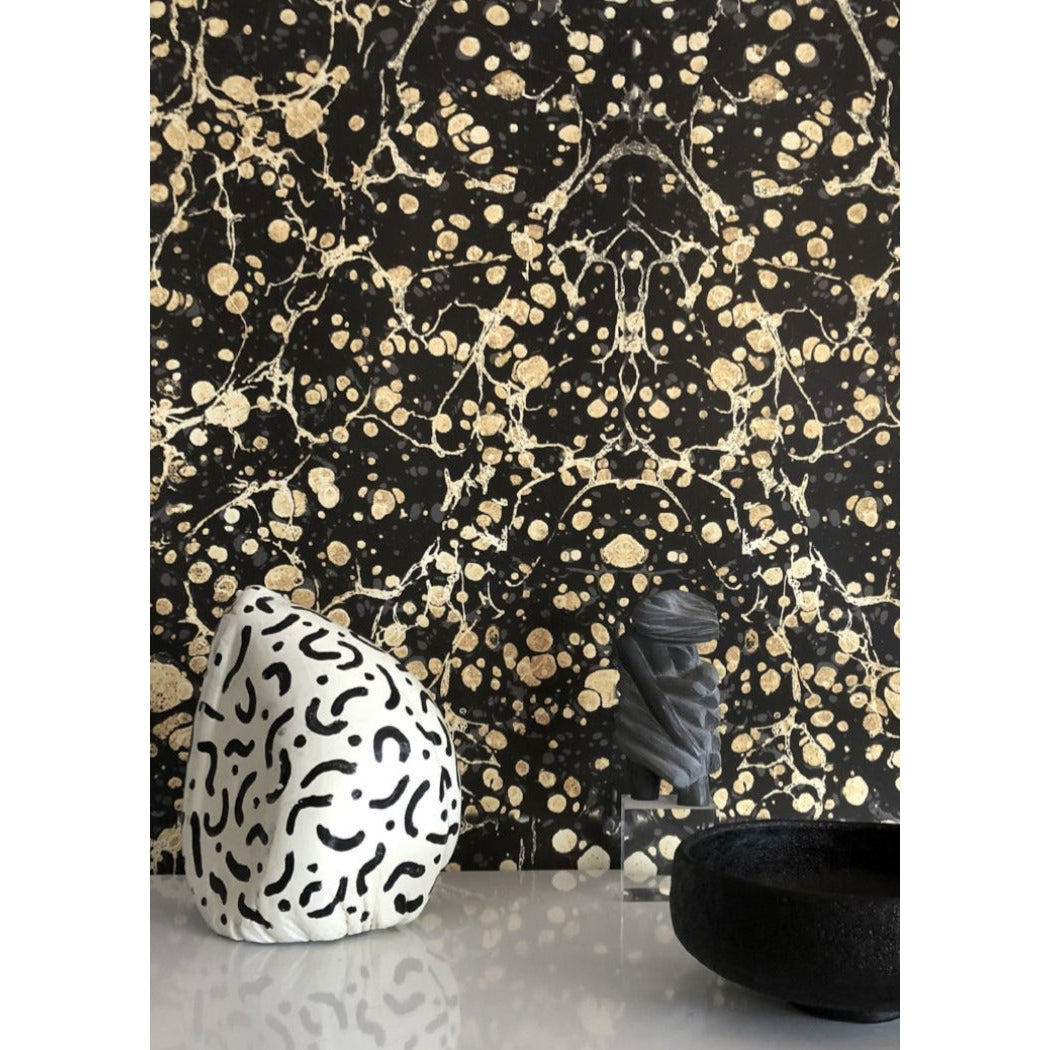 Mitchell Black, Golden Splatter Wallpaper