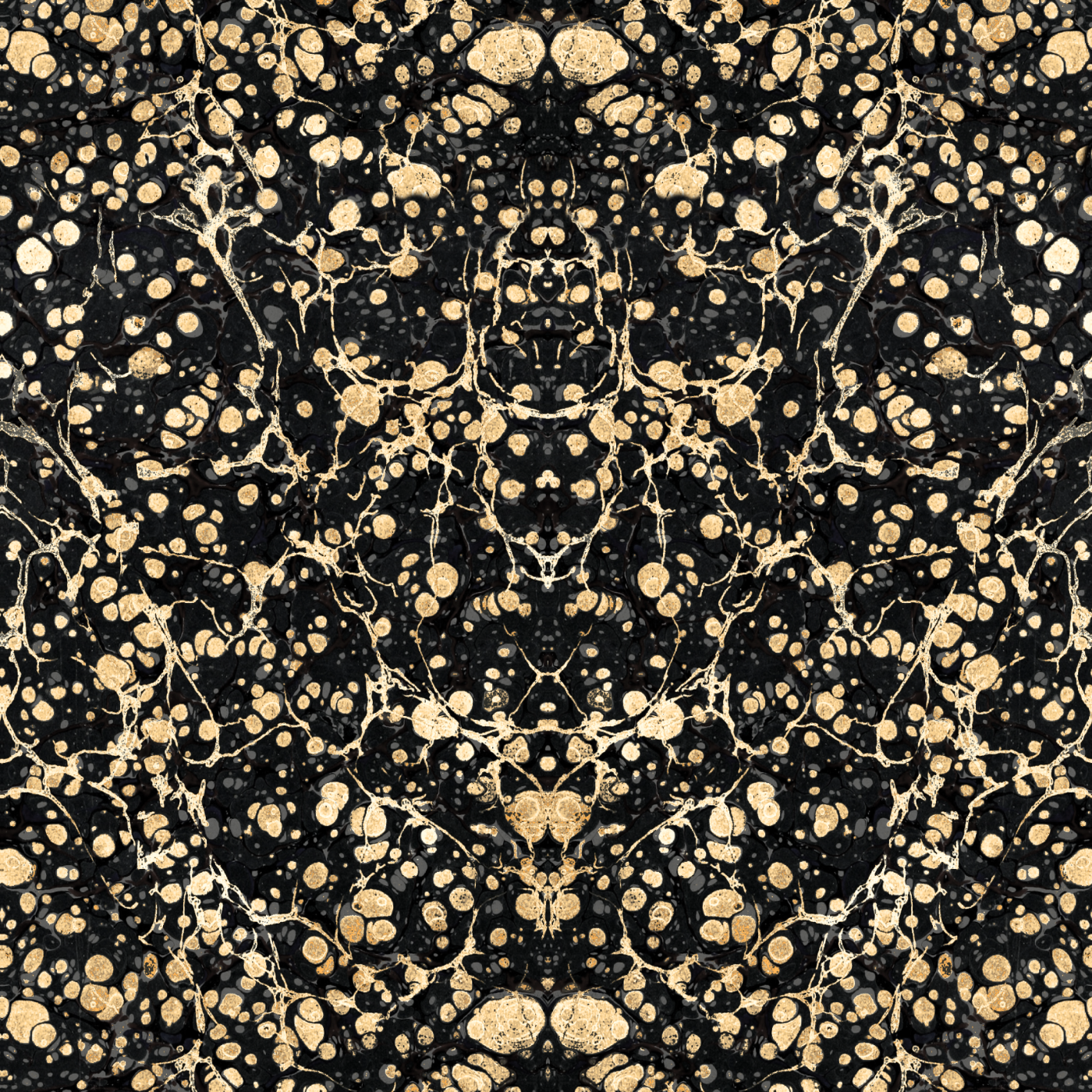 Mitchell Black, Golden Splatter Wallpaper