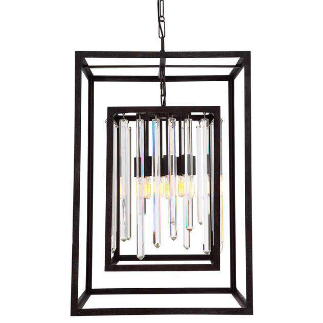 Crystorama Lighting Company, Hollis 8 Light Bronze Chandelier